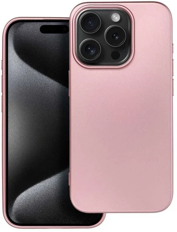 Dėklas Oem METALLIC Case for IPHONE 15 PRO pink
