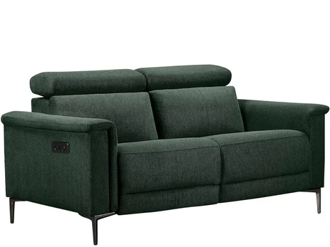 Dvivietė sofa reglaineris Loft24 Lund, žalia