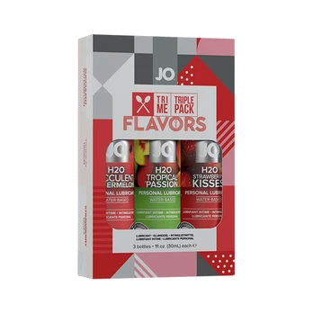 System jo - Tri Me Triple Pack Flavors oralinis lubrikantas