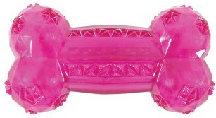 Žaislas šuniui Zolux Pop Bone, 12 cm, rožinis, 12 cm