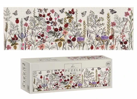 Dėlionė Interdruk Puzzle panorama 1000 Flowers 1