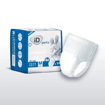 Suaugusiųjų sauskelnės ID Expert Pants M Plus, 14 vnt