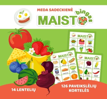 Žaidimas „Maisto bingas“