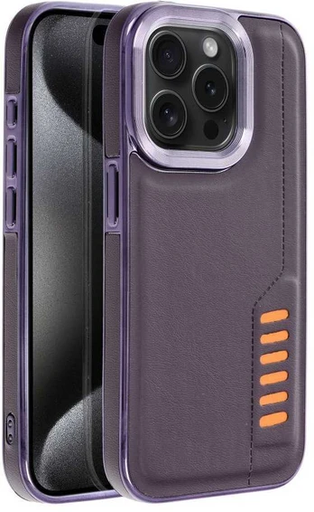 Dėklas Oem MILANO Case for IPHONE 16 Pro dark violetinė