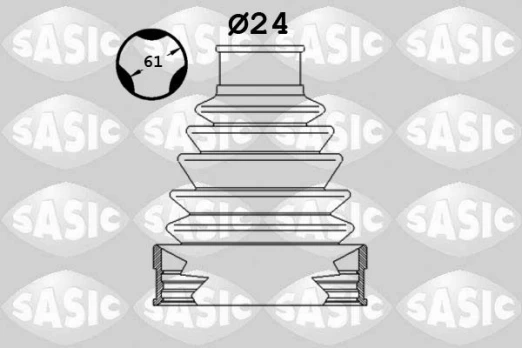 SASIC SAS1904018 CV boot kit