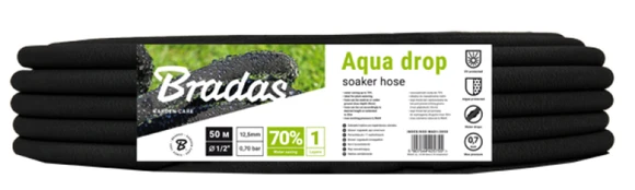 Drėkinimo žarna Bradas Aqua-Drop 1/2" - 50 m