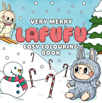 Very Merry Lafufu Cosy Colouring Book