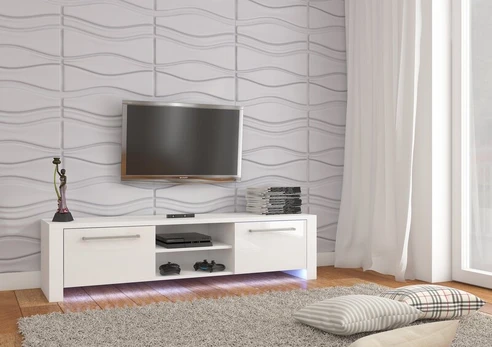 TV staliukas Helix, baltas