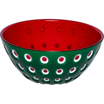 Dubuo Guzzini Le Murrine 25 cm 2,7 l, žalias ir raudonas