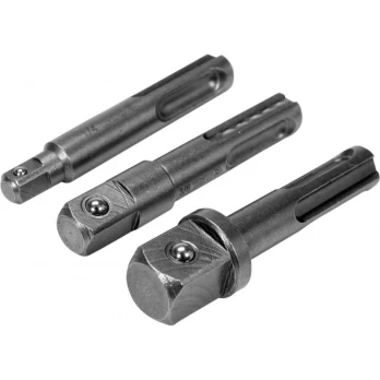 Adapterių rinkinys galvutem SDS-Plus 1/4, 3/5, 1/2