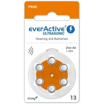 EverActive Ultrasonic elementai klausos aparatams PR48 13, 6 vnt.