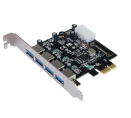 Longshine USB 3.0 Card PCIe 4*extern retail kaina