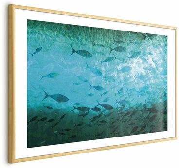 Artgeist Plakatas - Group of Dark Fish