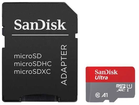 „SanDisk Ultra SD“ kortelė su adapteriu, 256 GB