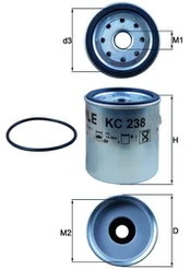 KNECHT KC 238D Kuro filtras