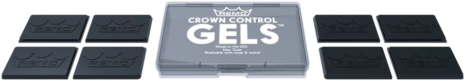 Gelis būgnams Remo Crown Control CC-1000-00 8 vnt. Smoke