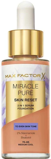 Max Factor MIRACLE PURE sérum renovador 2 en 1 #Medium Cool 30 ml