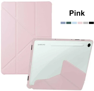 Dėklas Stand Samsung Tab S10 Ultra rožinė/pink