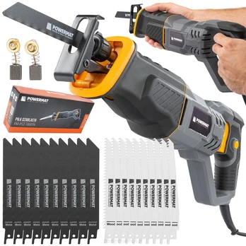 Tiesinis pjūklas 1800W Powermat, PM1278