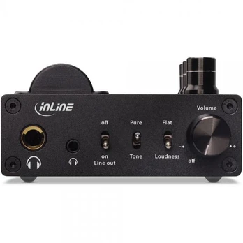 Ausų stiprintuvas InLine Lampowy AmpUSB-EQ DAC