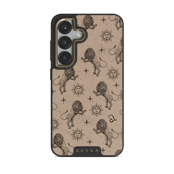 Leo - Samsung Galaxy S25 Plus Case, Elite Dark (Magnetic) / Gold / Beige