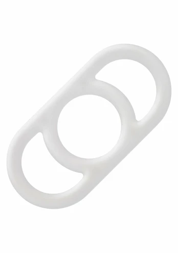 Alpha Silicone Commander Ring Liquid Silicone Flexible Black