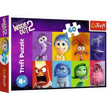 Puzzle 60 pieces Get to know your emotions Inside Out 2