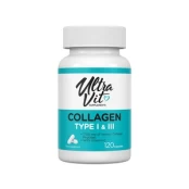 Vitaminai UltraVit Collagen Type I & III x 120 kaina
