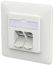 Schneider Electric METZ CONNECT Lizdas E-DAT C6A LSA++ 2 Port podtynkowe balta (130E381027-I)