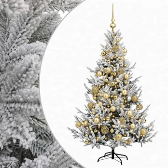 Dirbtinė kalėdinė eglutė su rutuliuku 150 cm 150 LED