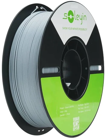 Filamentas Creality Soleyin Ultra PLA 1.75mm 1kg – pilkas