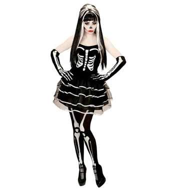 „SKELETAS“ (suknelė, pirštinės)