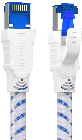 Cat 8 tinklo kabelis, 7 m, 40 Gbps, S/ftp, su Rj45