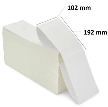 Dore Thermal labels Z-FOLD 102mm x 192 mm, 2000 pcs