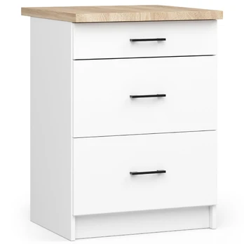 Virtuvės spintelė OLIVIA S 60 cm balta