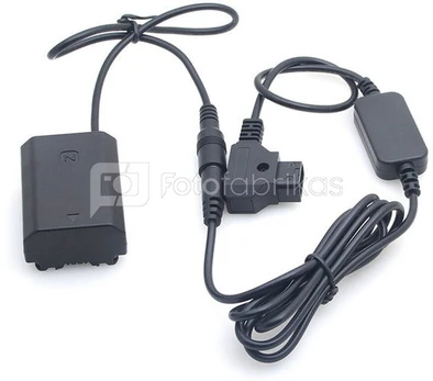 Caruba Sony NP FZ100 full decoding Dummy battery + D TAP (straight cable)