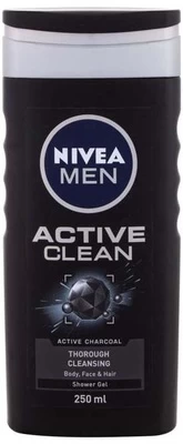 Dušo želė - šampūnas Nivea Men Active Clean vyrams 250 ml kaina