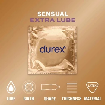 Durex Sensual Extra Lube vnt.