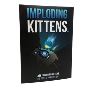 Kortų žaidimas Exploding Kittens papildymas Imploding Kittens, LT