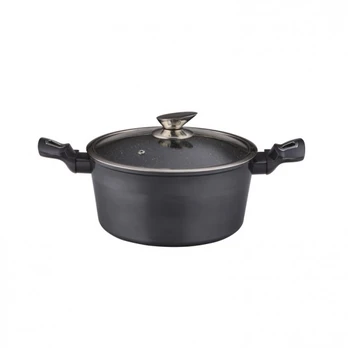 Puodas DOMOLETTI GREY METALLIC, 28 cm, 6,3 l
