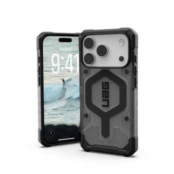 UAG Pathfinder Clear Magsafe,Ash/Juodas - iPhone 17 Pro