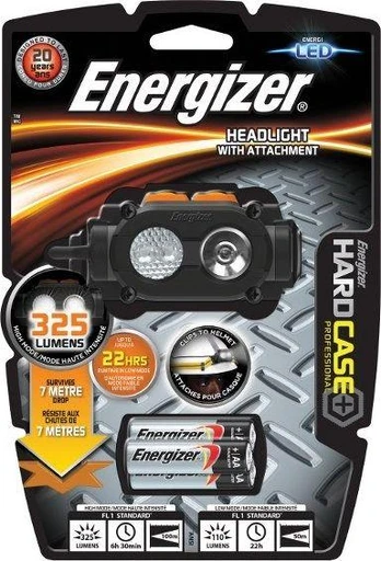PRIEKINIS ŽIBINTAS LT-HEADLIGHT-HARDCASE/325 ENERGIZER