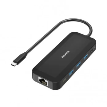 Pritaikykite. Hama USB-C->3xUSB-A/USB-C/HDMI/LAN