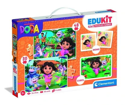 Clementoni CLE Edukit 4in1 Dora the Explorer 18209