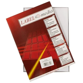 Lipnios etiketės LabelMedia, A4, skirtingi dydžiai