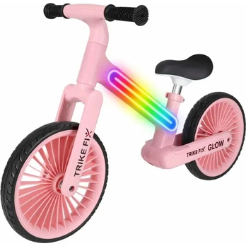 Balansinis dviratis Trike Fix Glow LED rėmas, rožinis