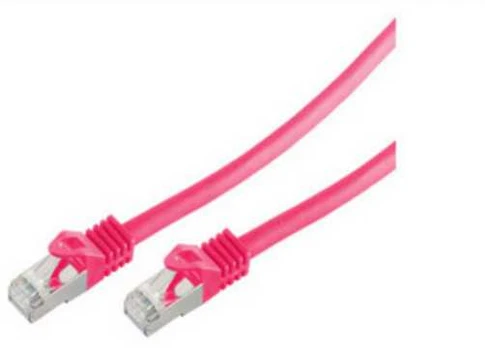 Shiverpeaks Patchcord BASIC-S Cat 7, S/FTP, PiMF, LSZH, rožinė, 0.5m (BS75511-0.5M)