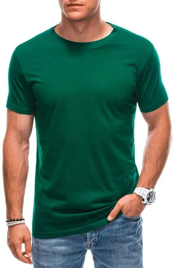 men's plain t-shirt s1683 - žalias