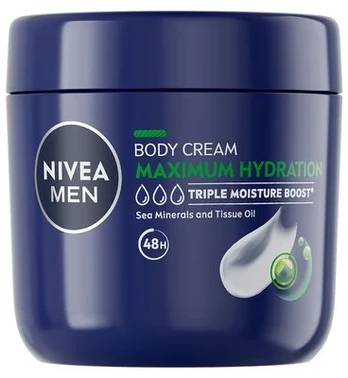 Nivea Men Max Hydration Body Kreminis 400 ml