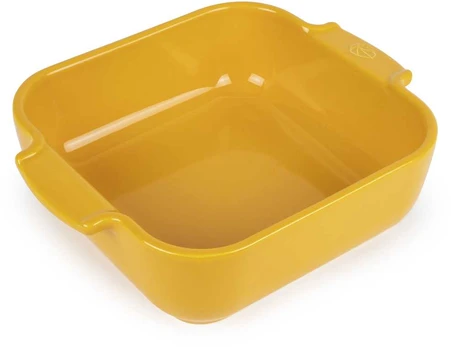 Dish, 16.3x16.3x6 cm, yellow, Appolia